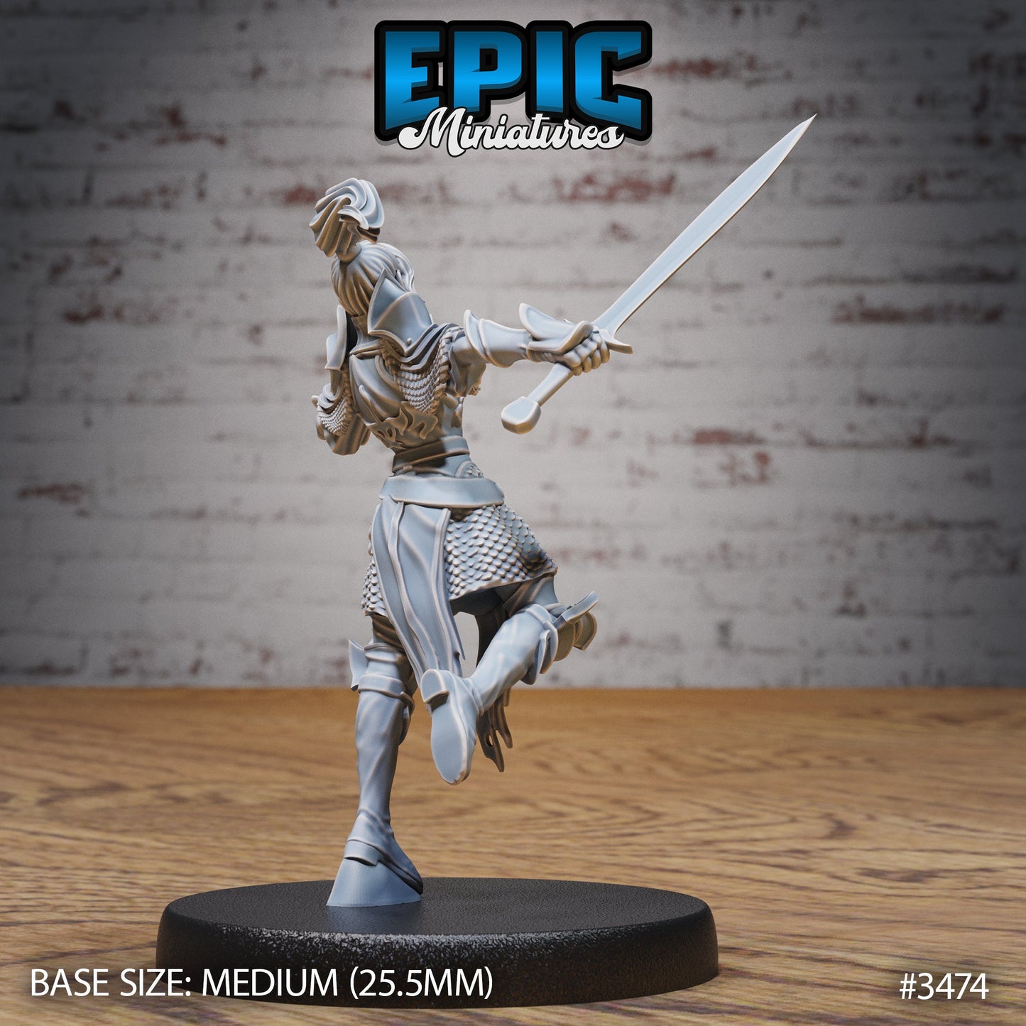 Knight Lady Joan (4 Variants Available) - Epic Miniatures
