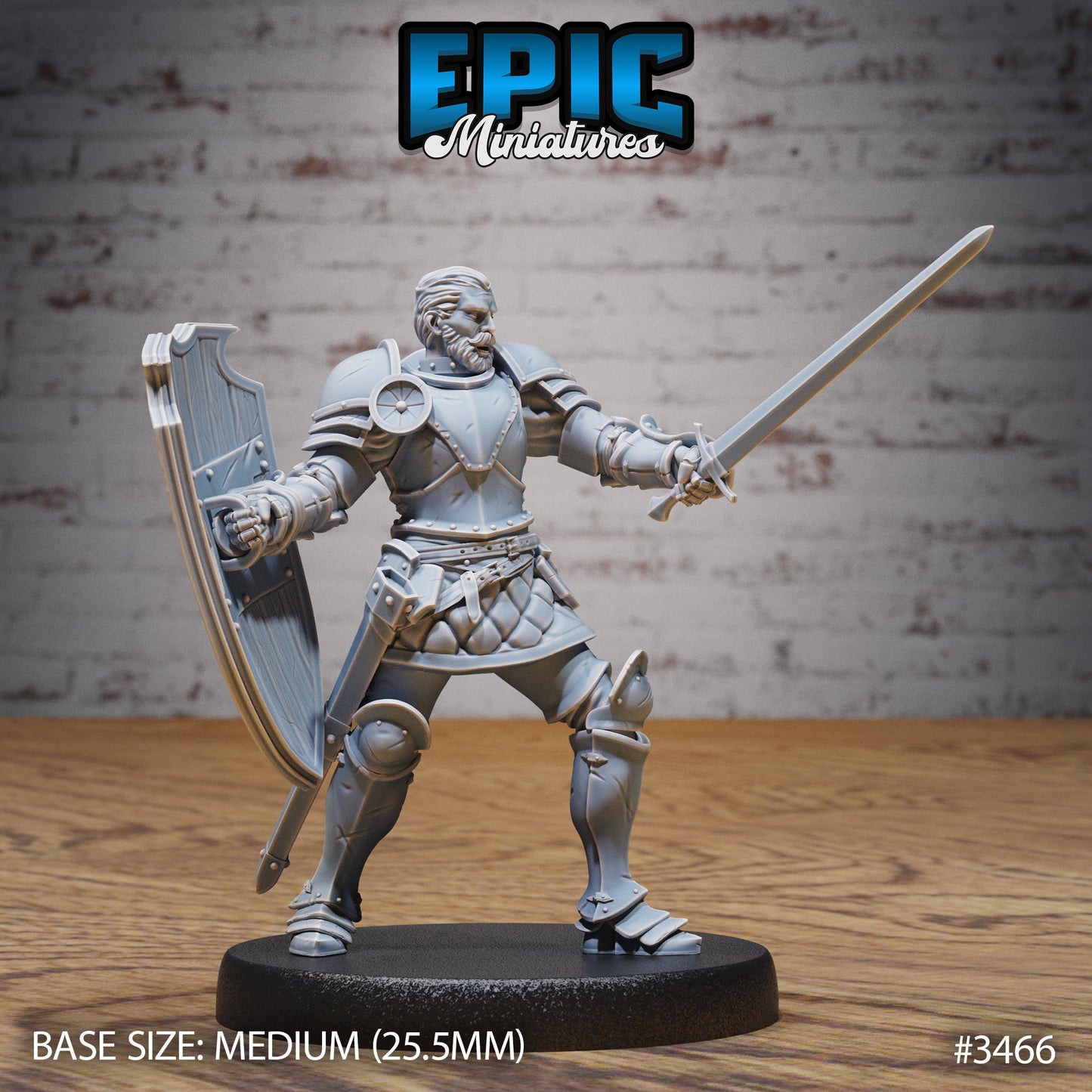 Knight Sir Tristan (3 Variants Available) - Epic Miniatures