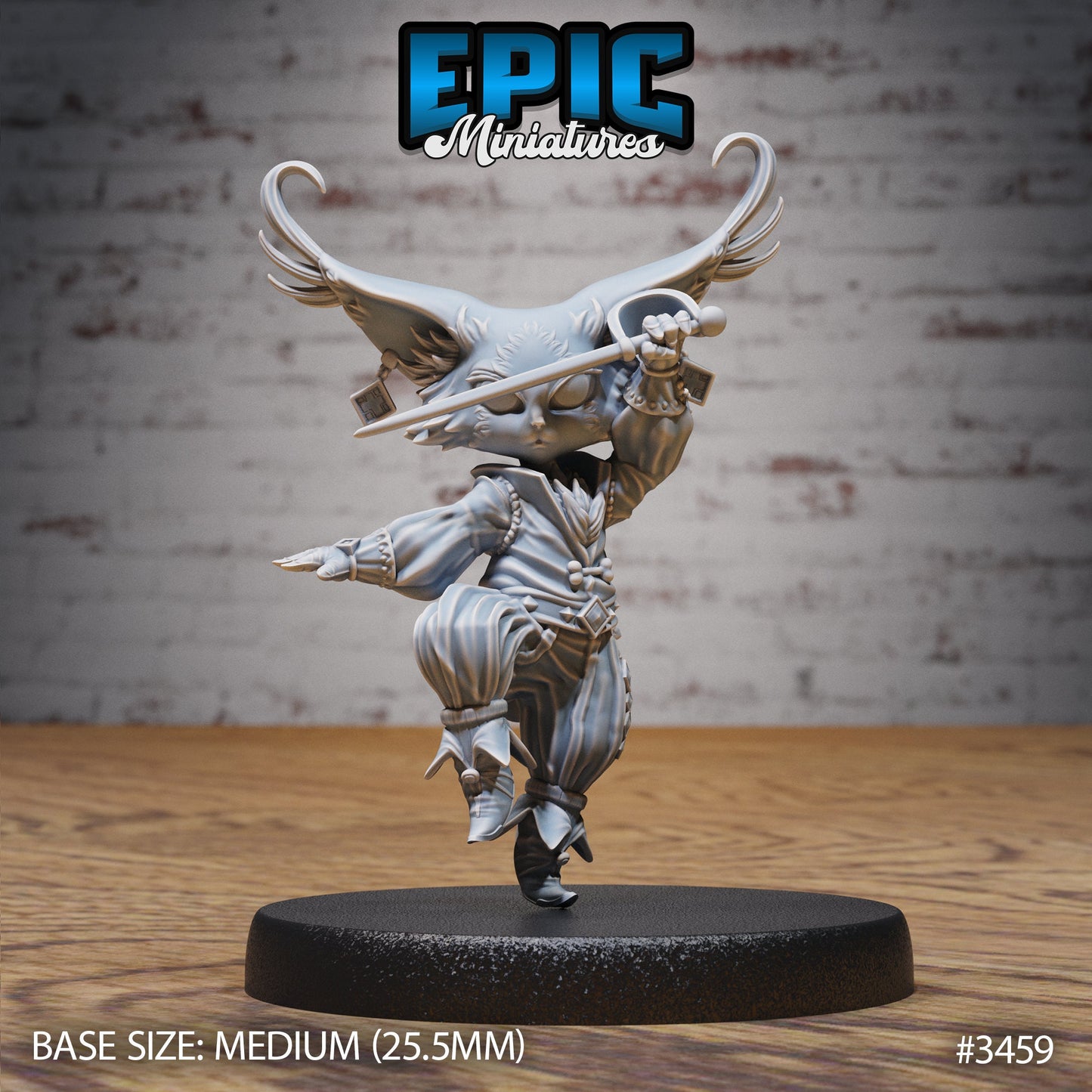 Gallant Cat (3 Variants Available) - Epic Miniatures