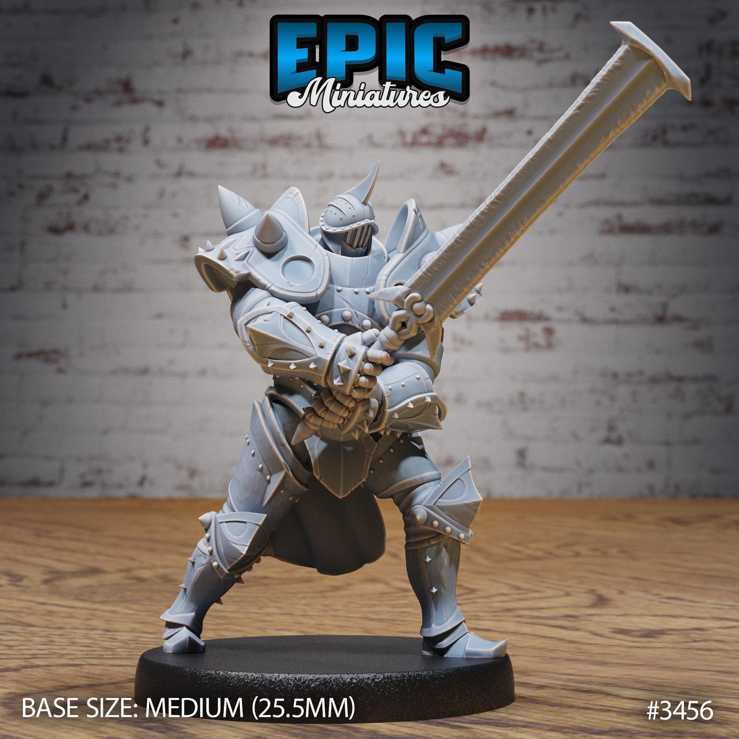 Heart Knight (3 Variants Available) - Epic Miniatures