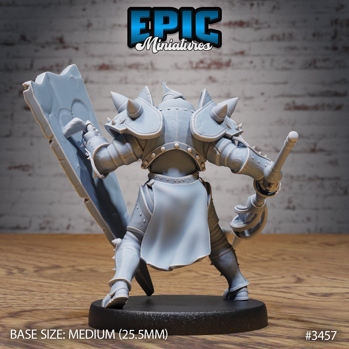Heart Knight (3 Variants Available) - Epic Miniatures