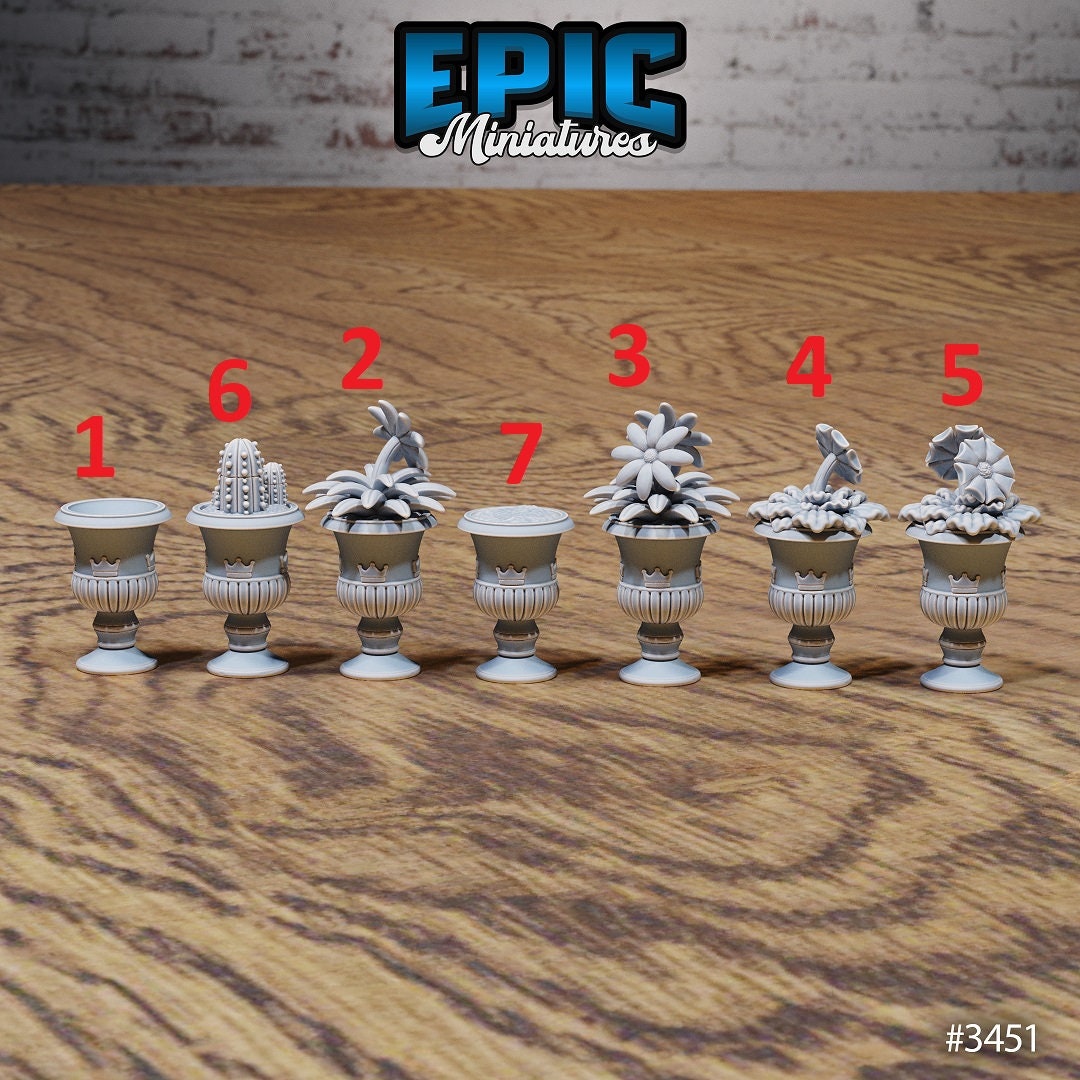 Chivalry Garden Terrain, Scatter Set 3 (OpenLock) - Epic Miniatures