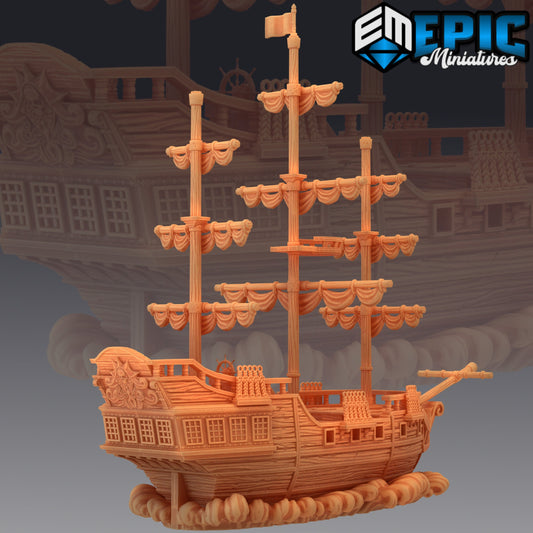 Pirate Ship, The Menace - Epic Miniatures
