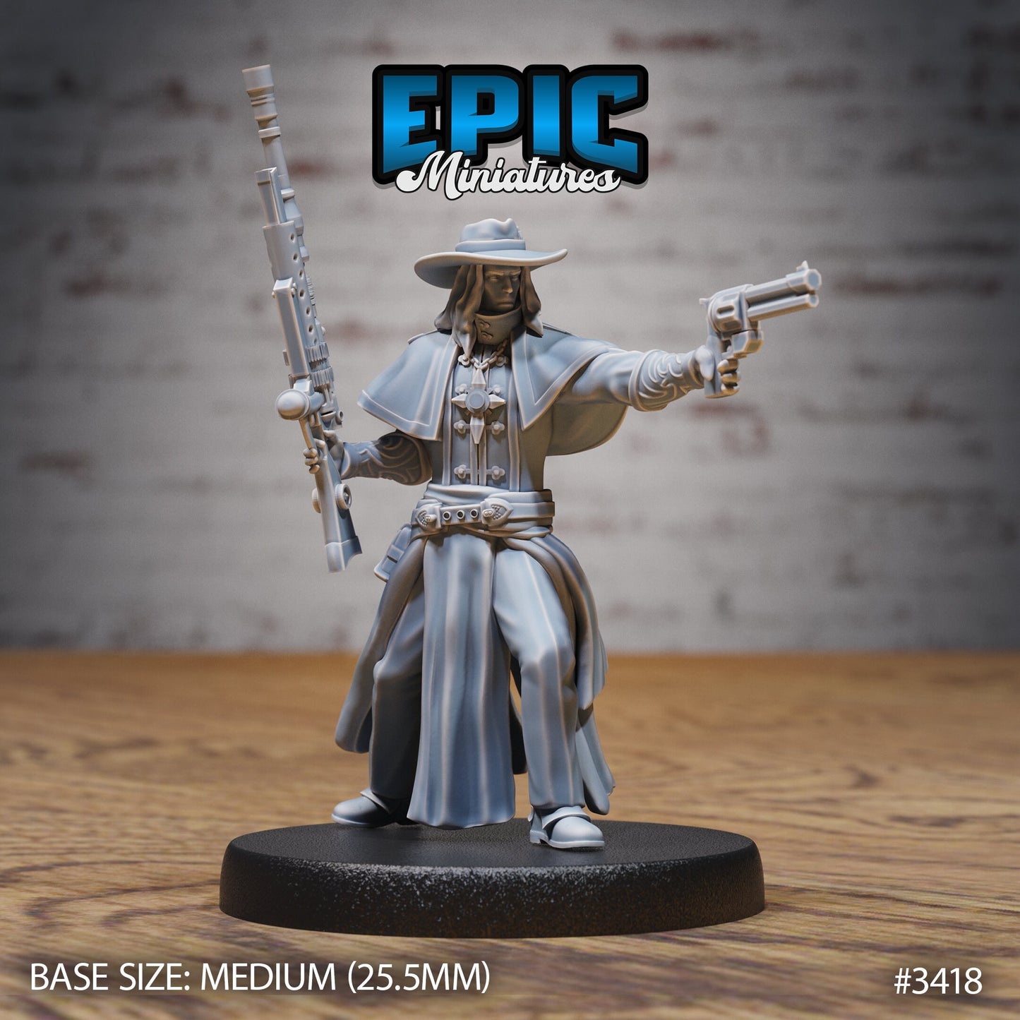 Holy Gunslinger (4 Variants Available) - Epic Miniatures