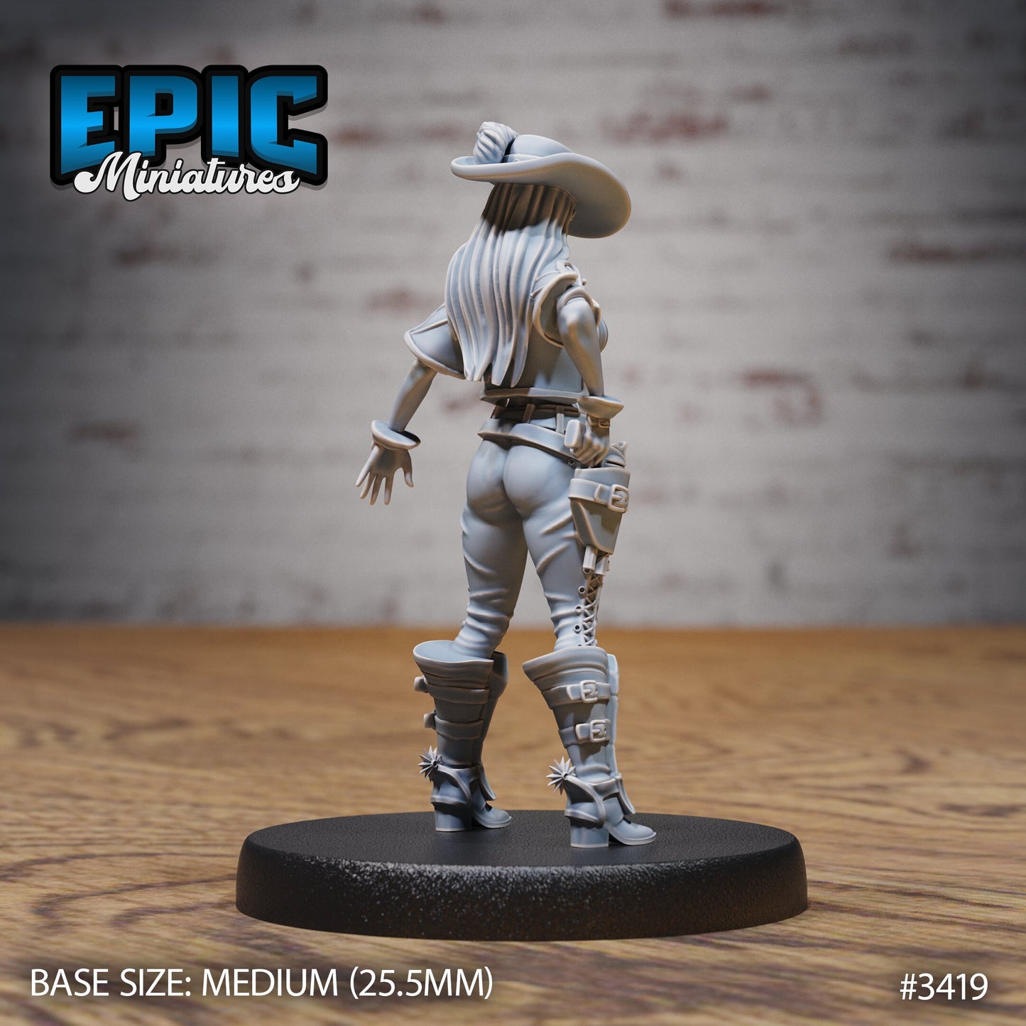 Female Gunslinger (3 Variants Available) - Epic Miniatures