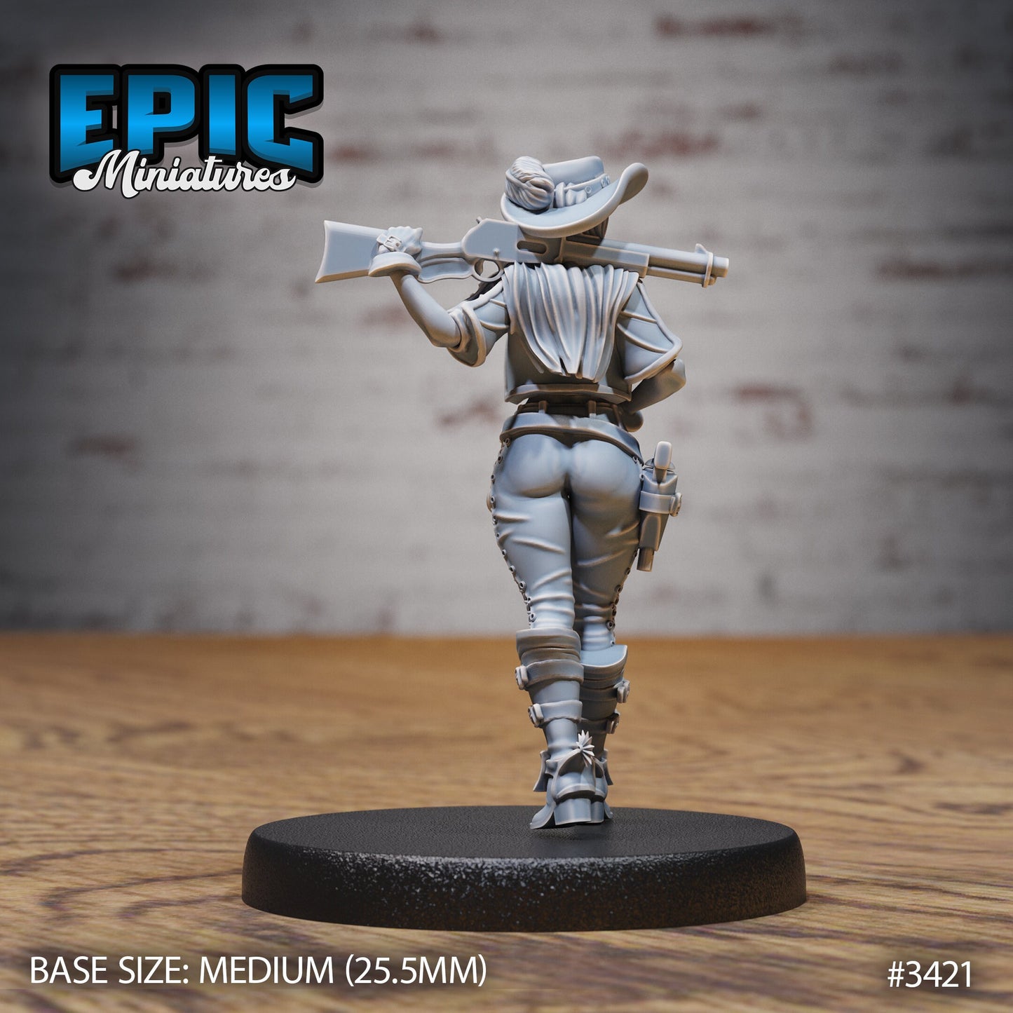 Female Gunslinger (3 Variants Available) - Epic Miniatures