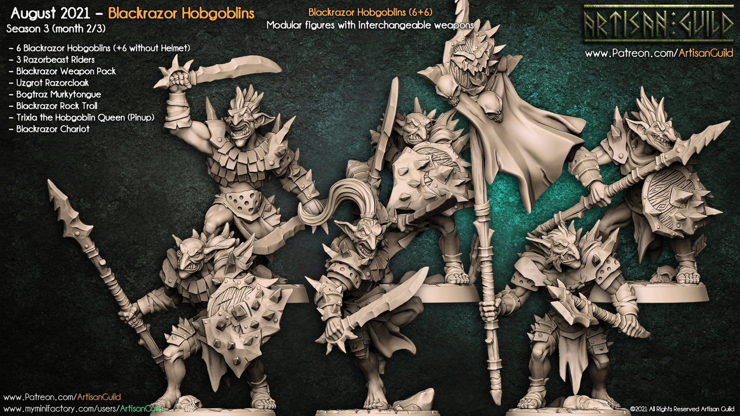 Blackrazor Hobgoblins (6 Variants Available) - Artisan Guild