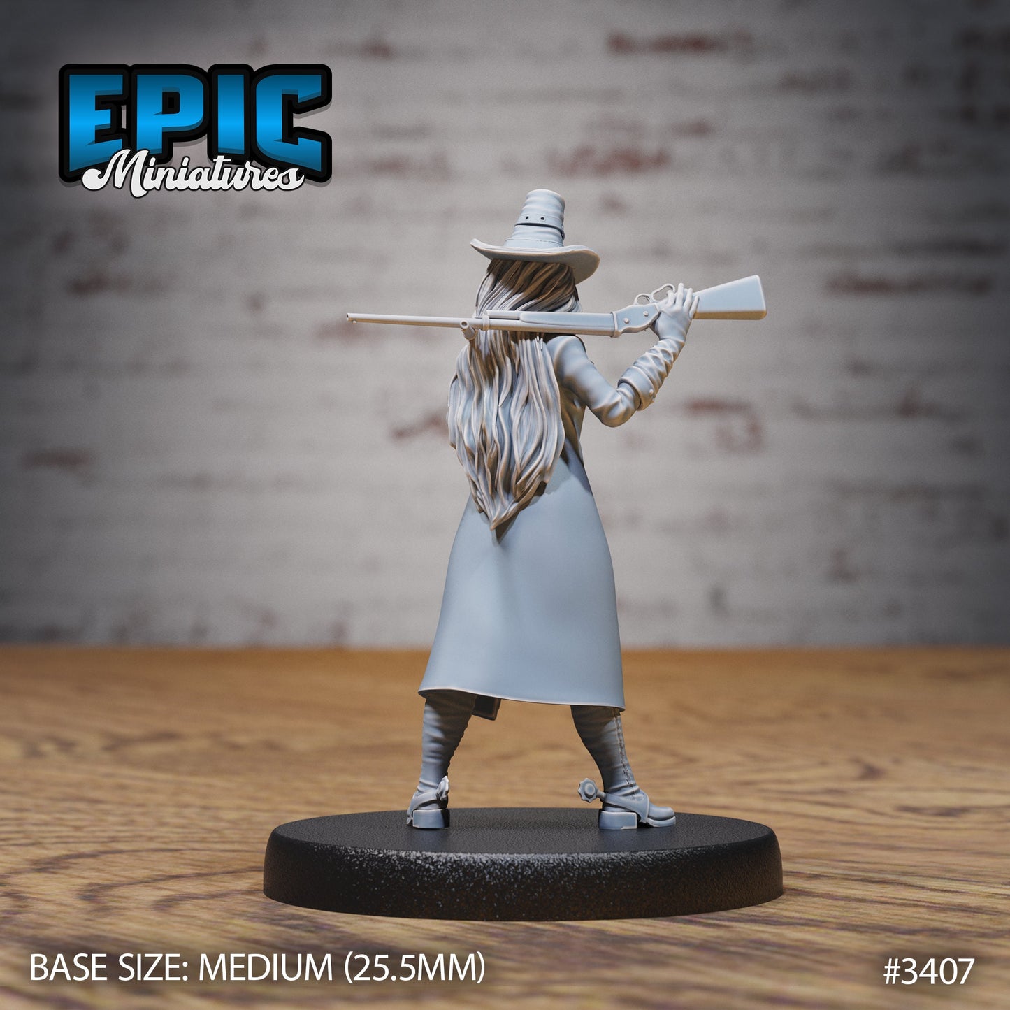 Sheriff, Female (3 Variants Available) - Epic Miniatures