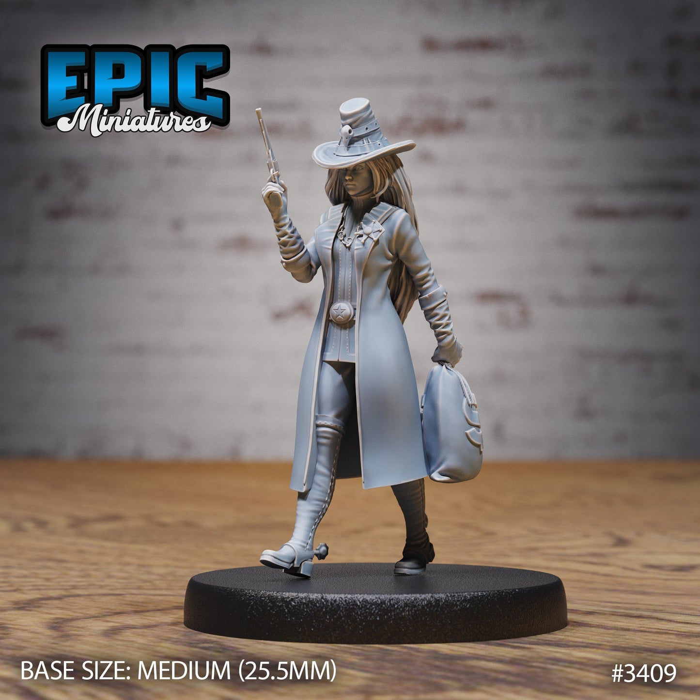 Sheriff, Female (3 Variants Available) - Epic Miniatures
