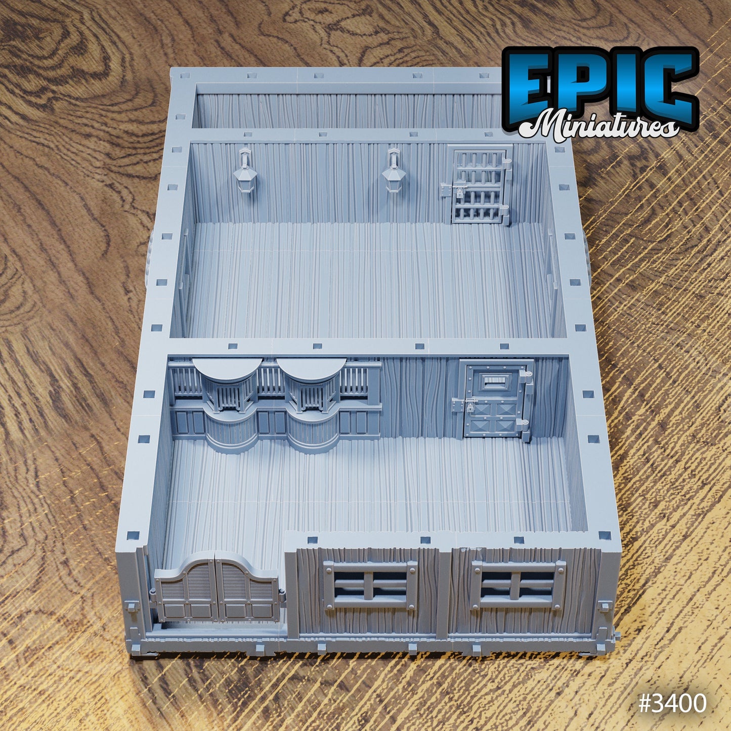 Wild West Bank, Playable Terrain Piece - Epic Miniatures
