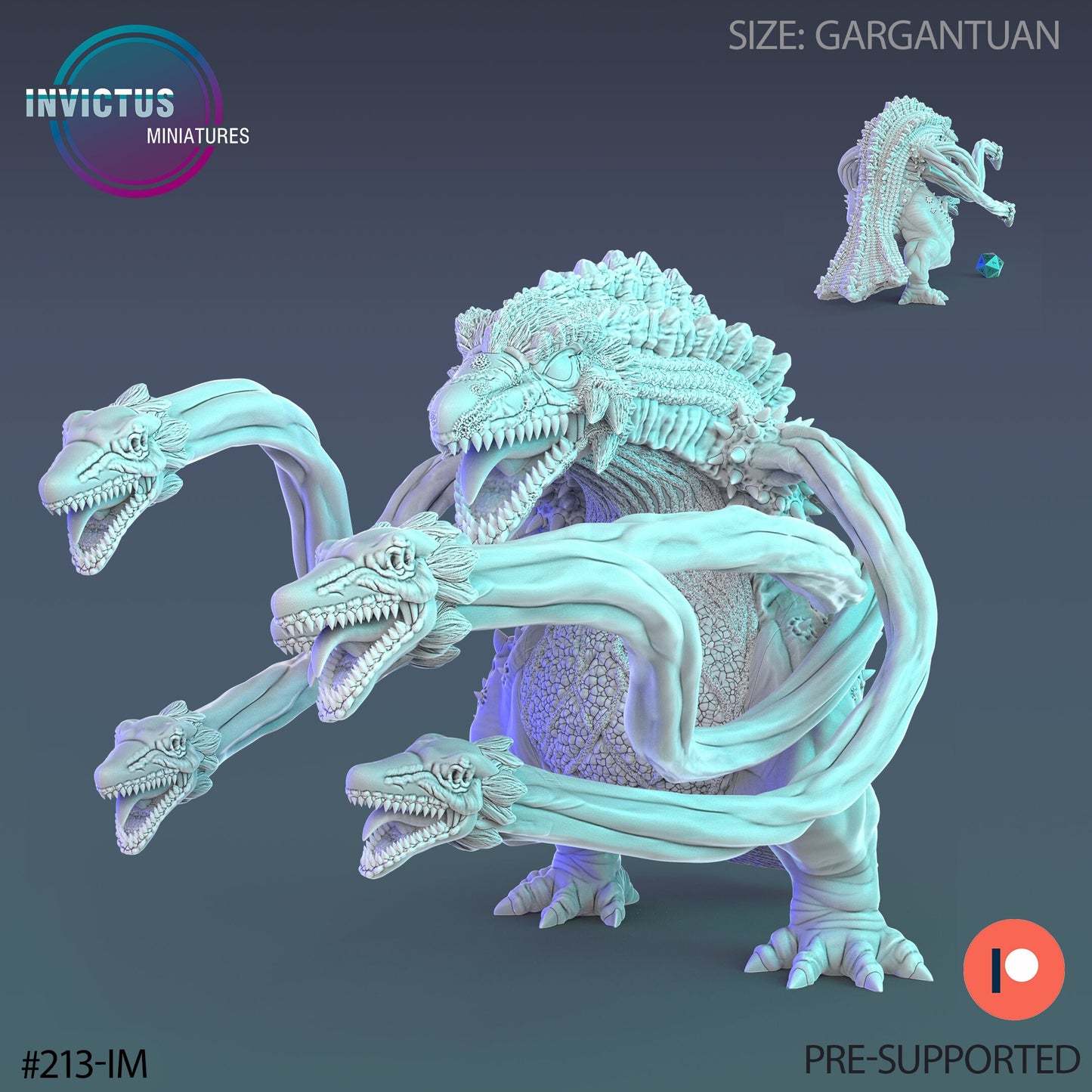 Giant Mutant Plant Kaiju (3 Variants Available) - Invictus Miniatures