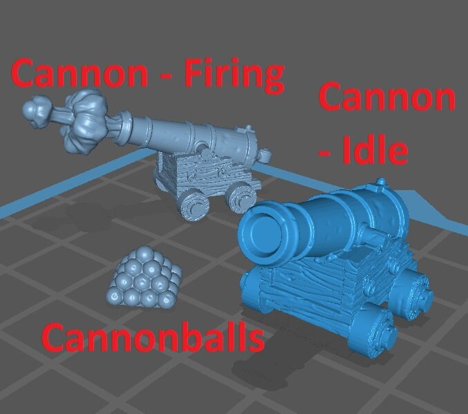 Props and Bits for Pirate Ship or Island - Epic Miniatures