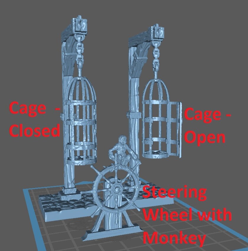 Props and Bits for Pirate Ship or Island - Epic Miniatures