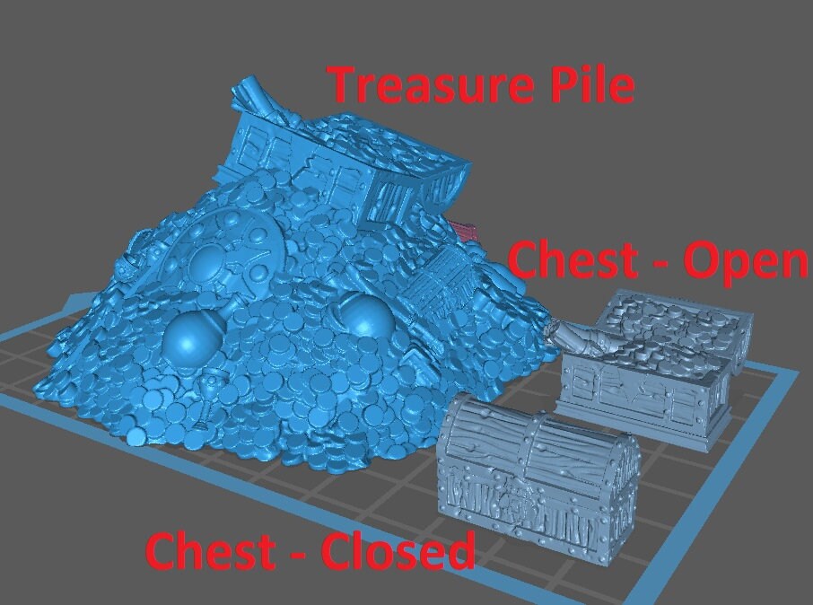 Props and Bits for Pirate Ship or Island - Epic Miniatures