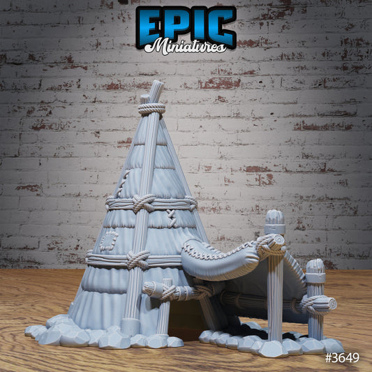 Camp Tents Terrain Set - Epic Miniatures
