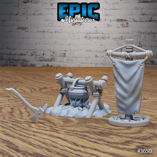 Camp Tents Scatter Set 1 - Epic Miniatures