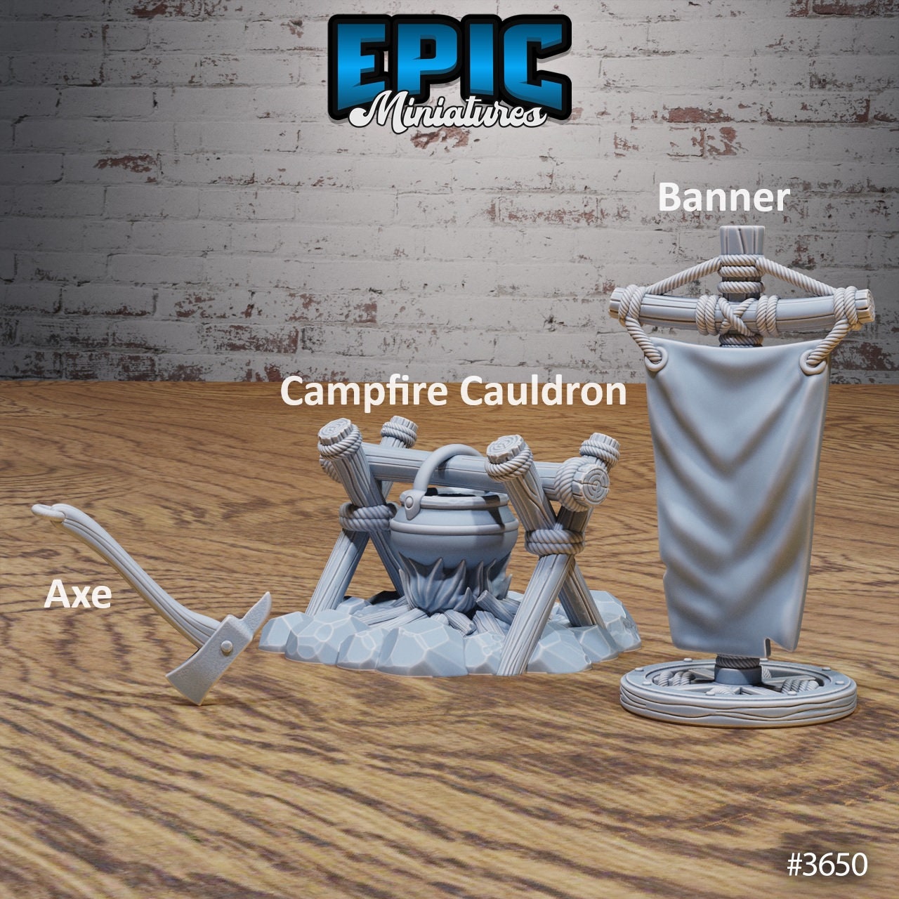 Camp Tents Scatter Set 1 - Epic Miniatures