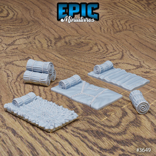 Camp Sleeping Bags Terrain Set - Epic Miniatures