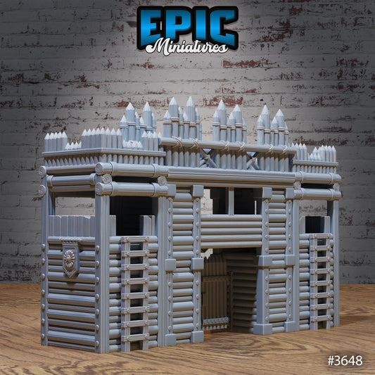 Bandit Camp Fortifications (3 Variants Available) - Epic Miniatures