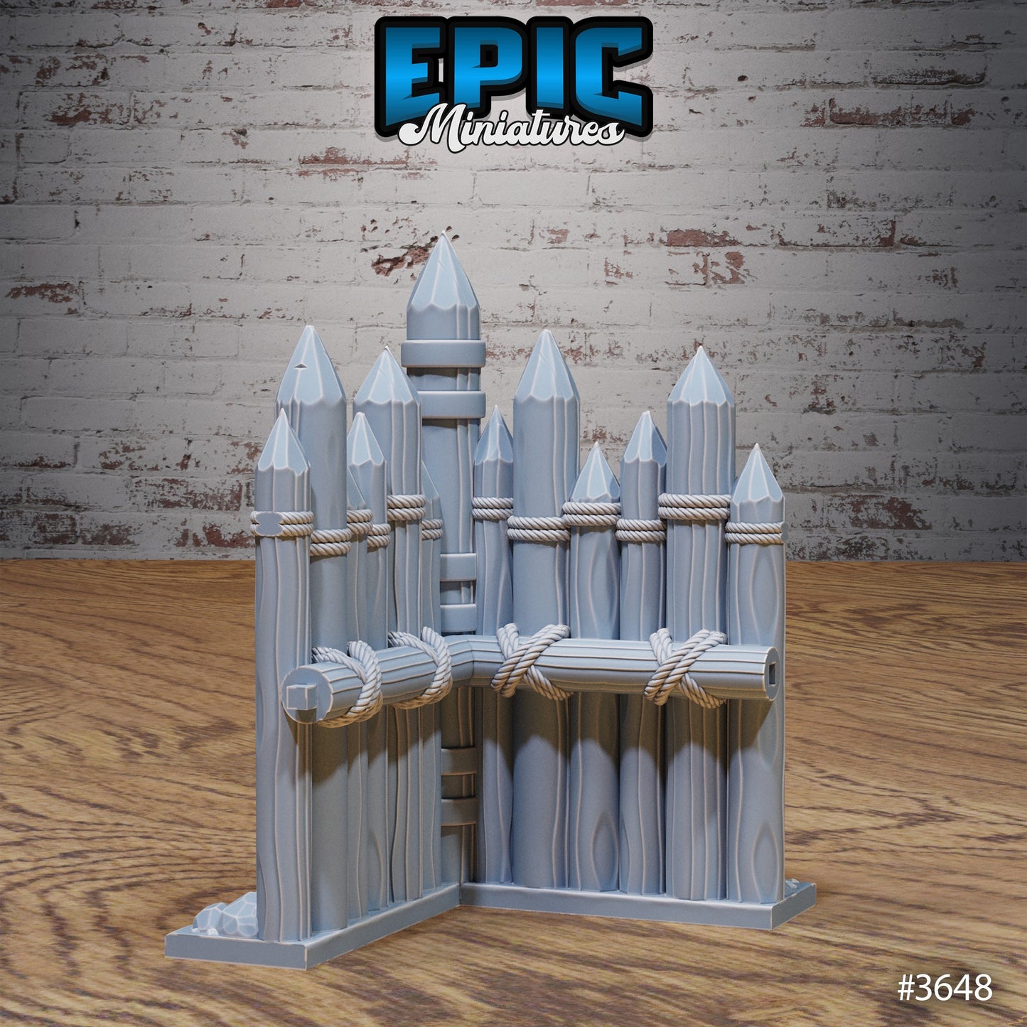 Bandit Camp Extra Walls Terrain Set - Epic Miniatures