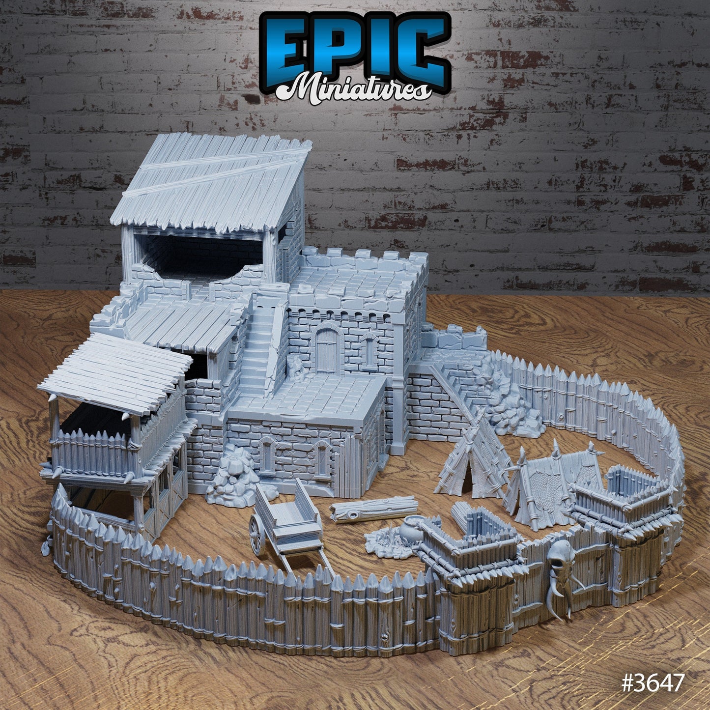 Bandit Stronghold, Terrain Set - Epic Miniatures