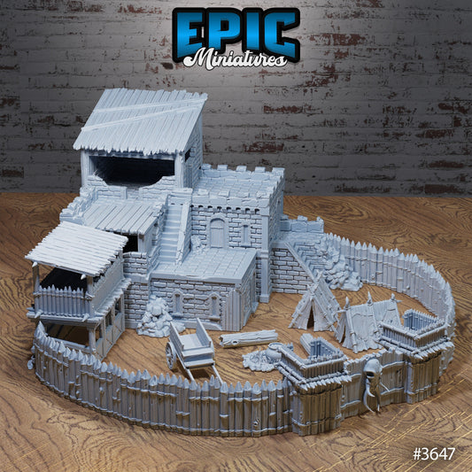 Bandit Stronghold, Terrain Set - Epic Miniatures