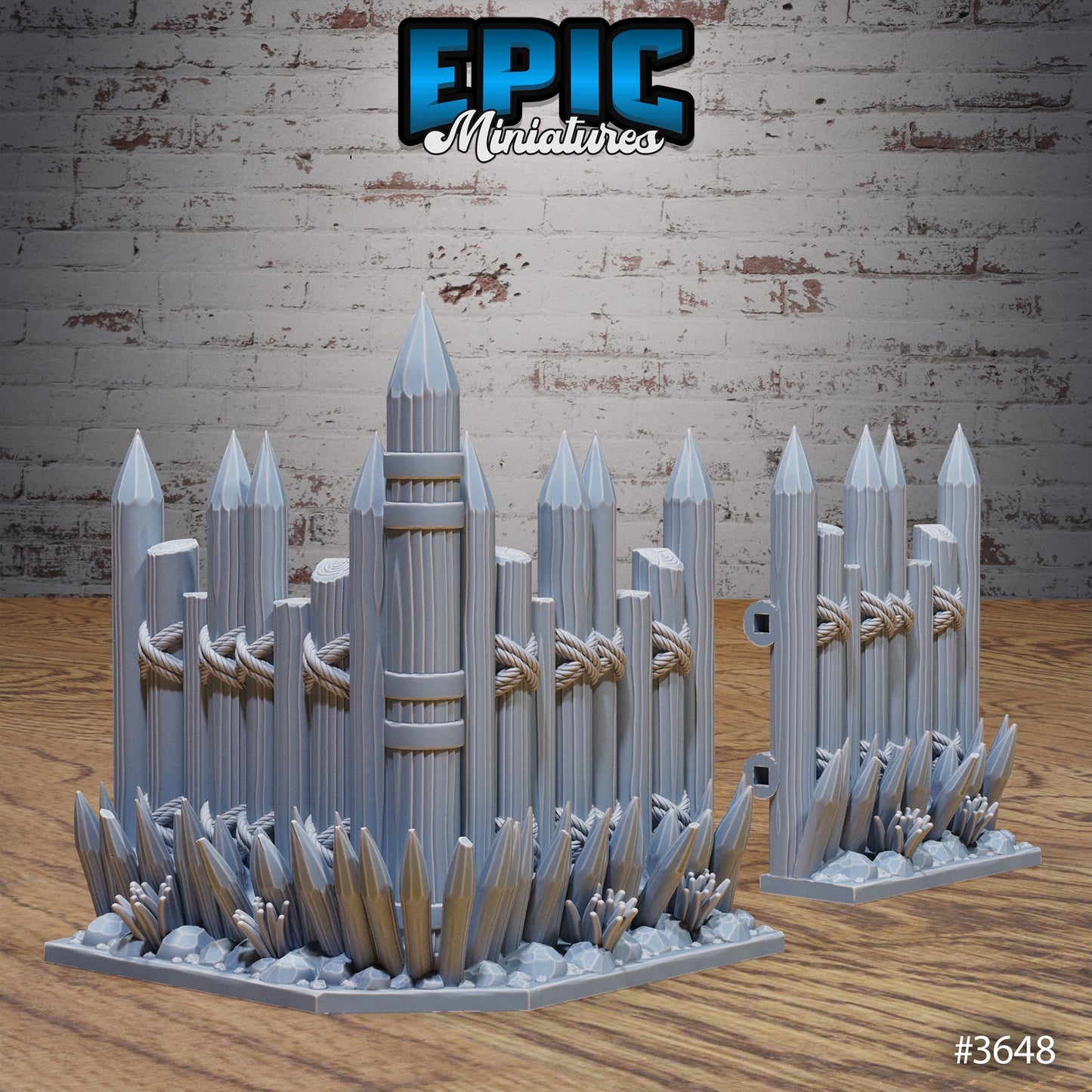 Bandit Camp Extra Walls Terrain Set - Epic Miniatures