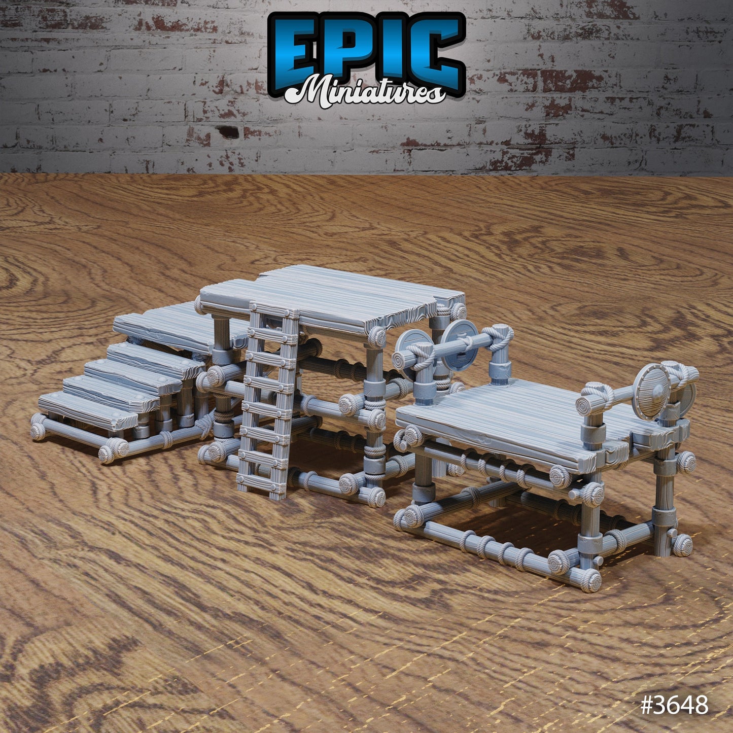 Bandit Camp Scatter Terrain Set - Epic Miniatures