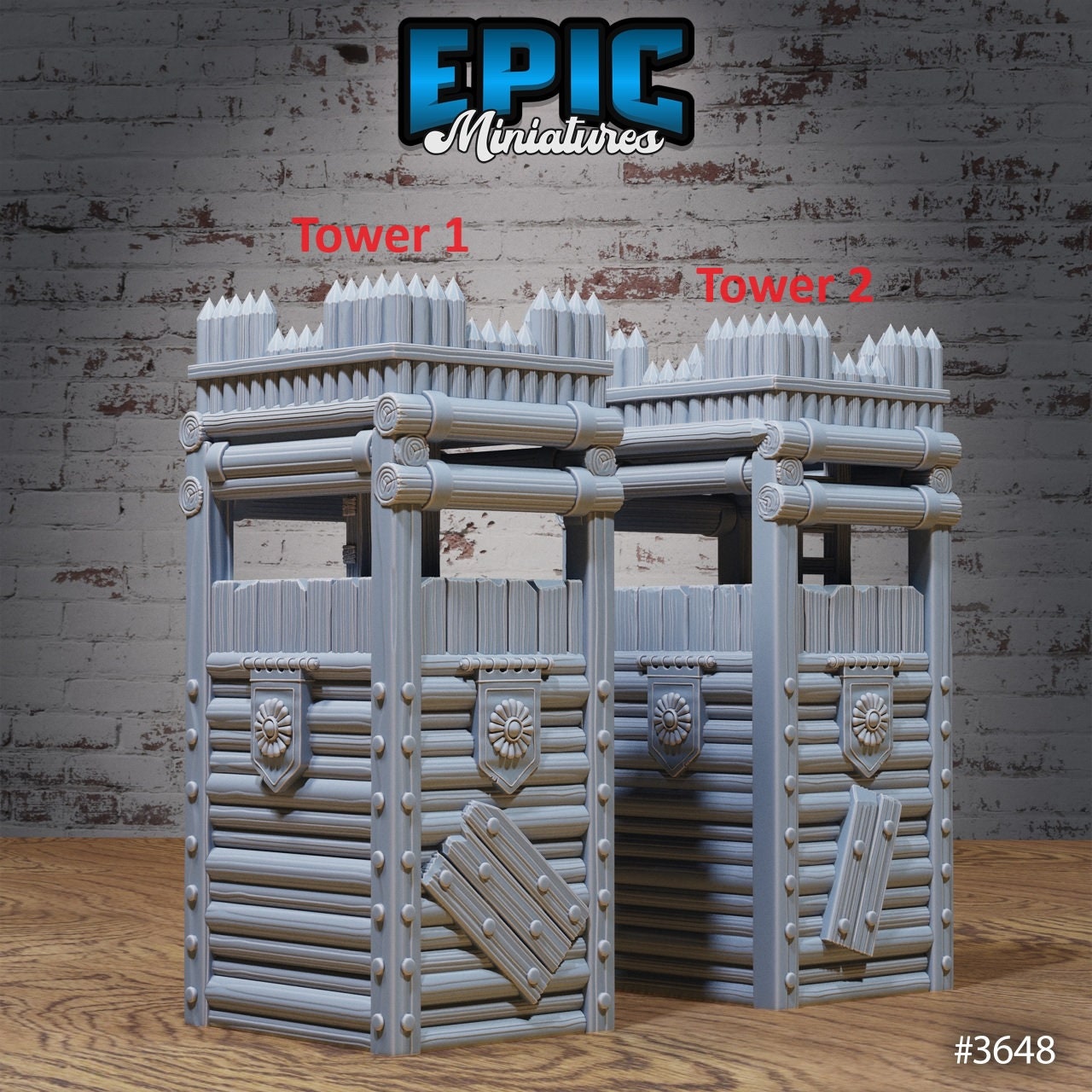 Bandit Camp Fortifications (3 Variants Available) - Epic Miniatures