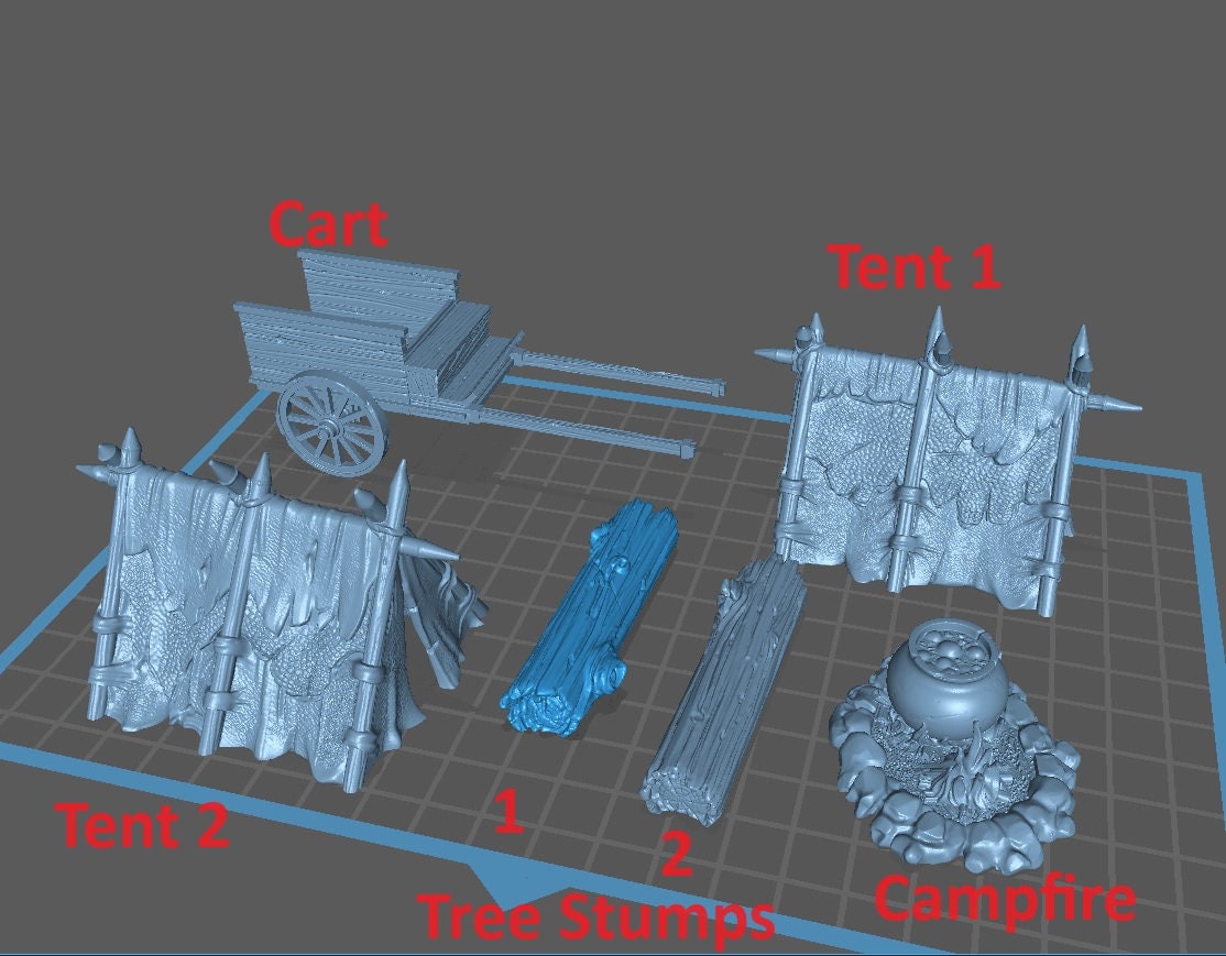 Bandit Stronghold, Terrain Set - Epic Miniatures