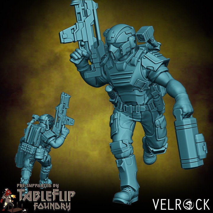 Colonial Marines, Set 1 (6 Variants Available) - Velrock