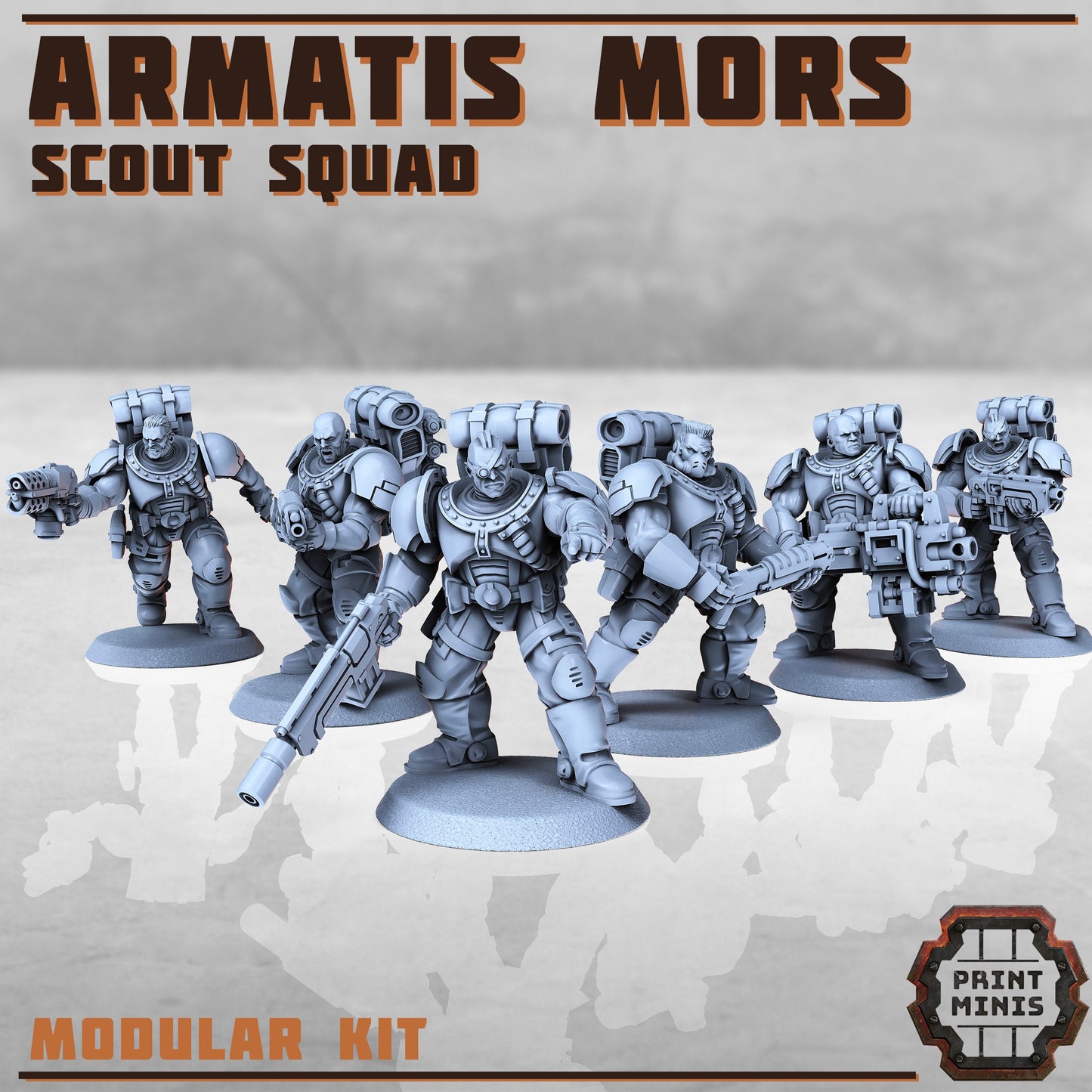 Amatis Mors Scouts (6 Variants Available) - Print Minis