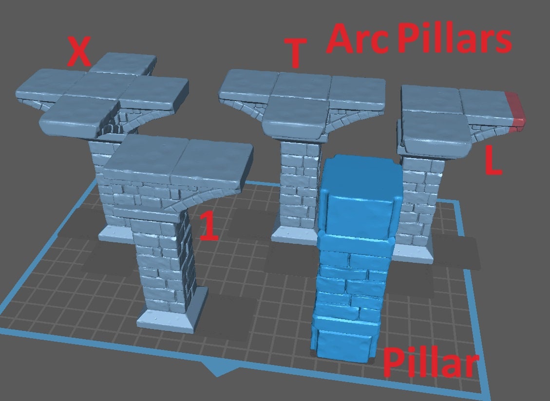 Modular Arcs and Walls, Terrain Kit - Artisan Guild