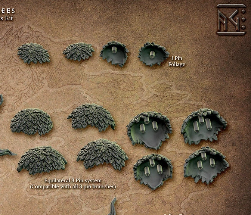 Forest Modular Trees, Terrain Kit - Artisan Guild