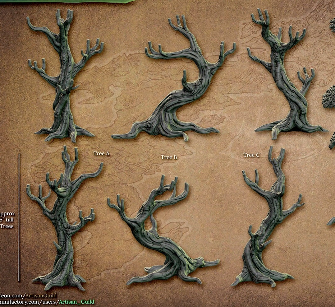 Forest Modular Trees, Terrain Kit - Artisan Guild