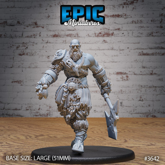 Half Giant Barbarian (3 Variants Available) - Epic Miniatures