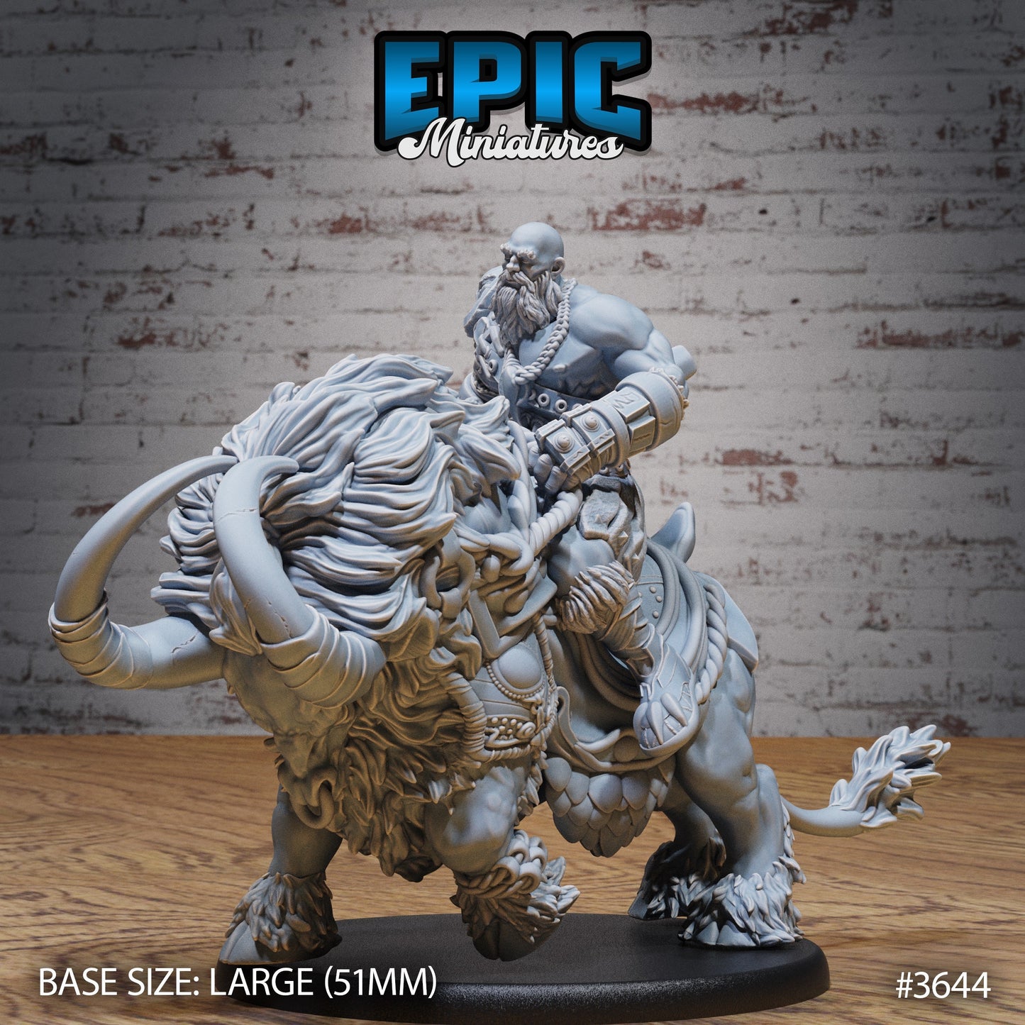Half Giant Barbarian (3 Variants Available) - Epic Miniatures