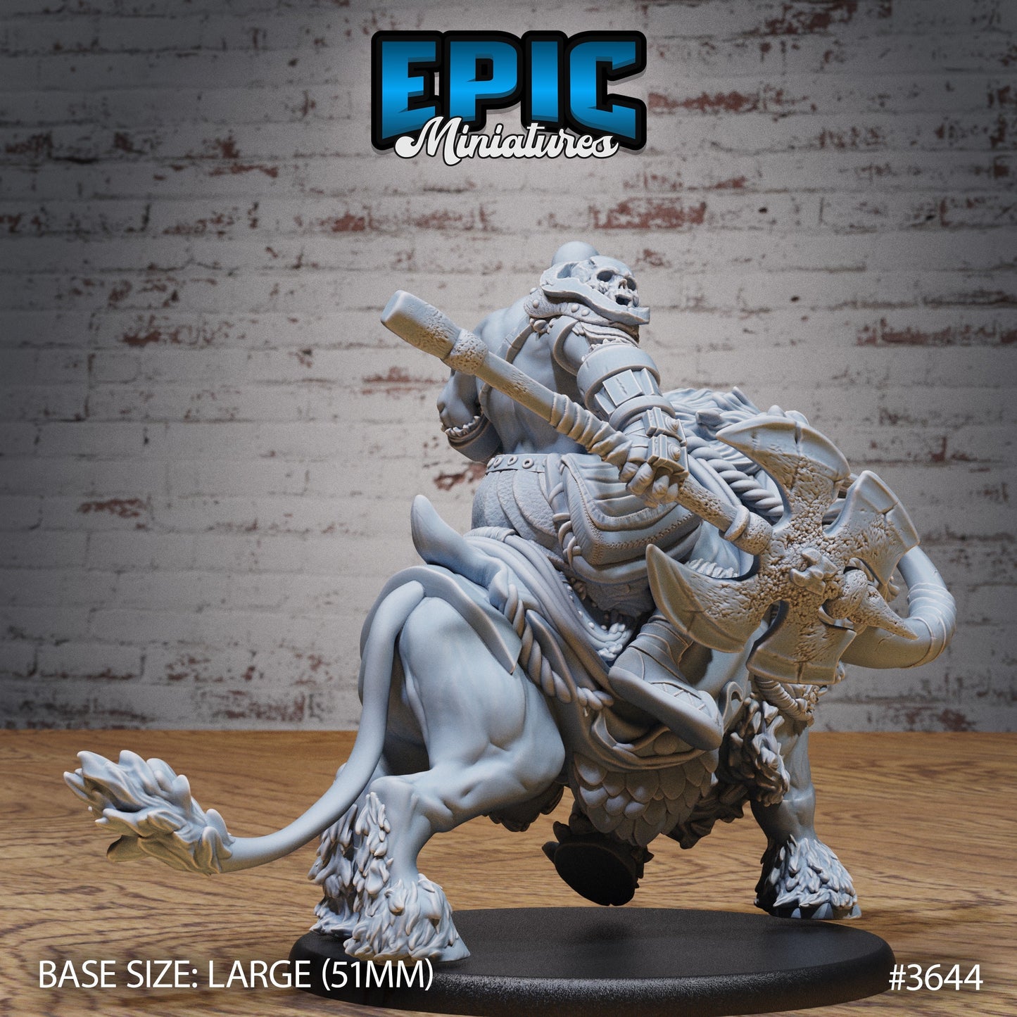 Half Giant Barbarian (3 Variants Available) - Epic Miniatures