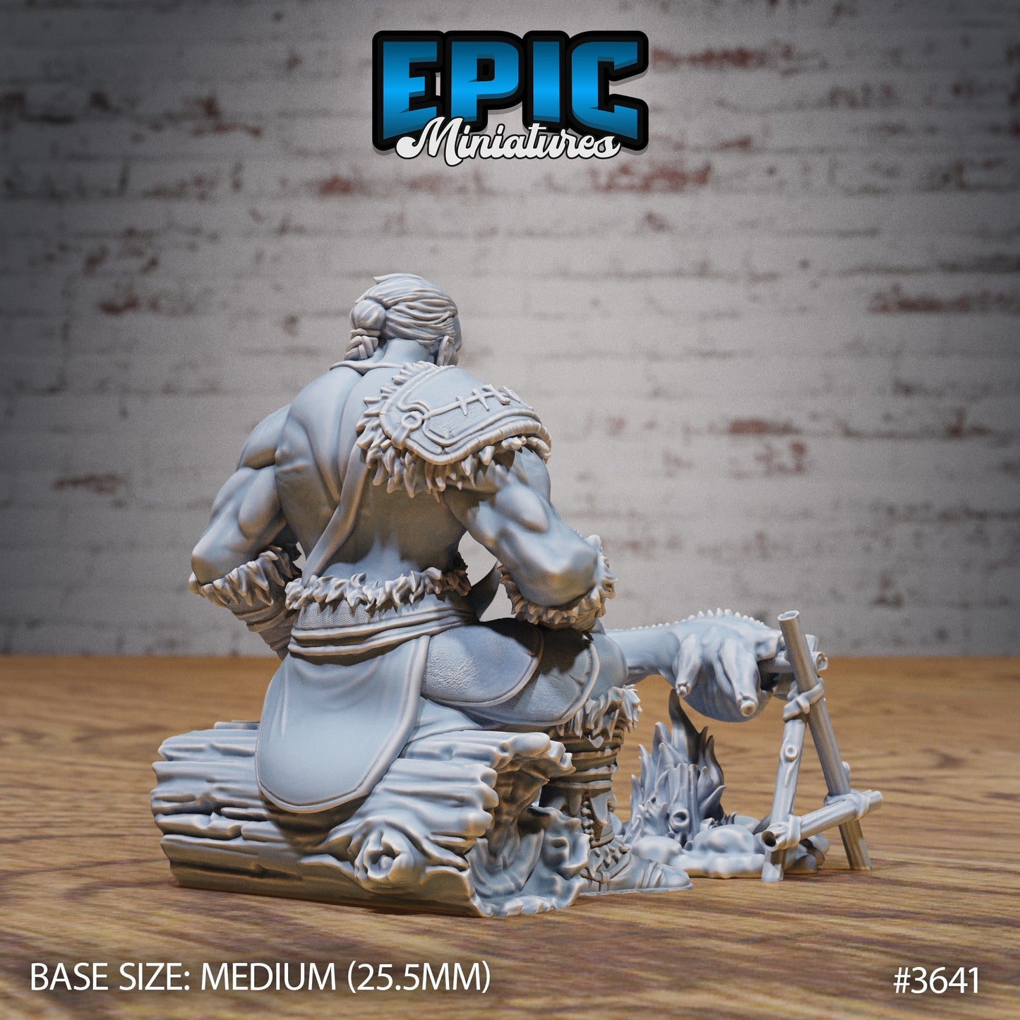 Barbarian Tribe Male (4 Variants Available) - Epic Miniatures