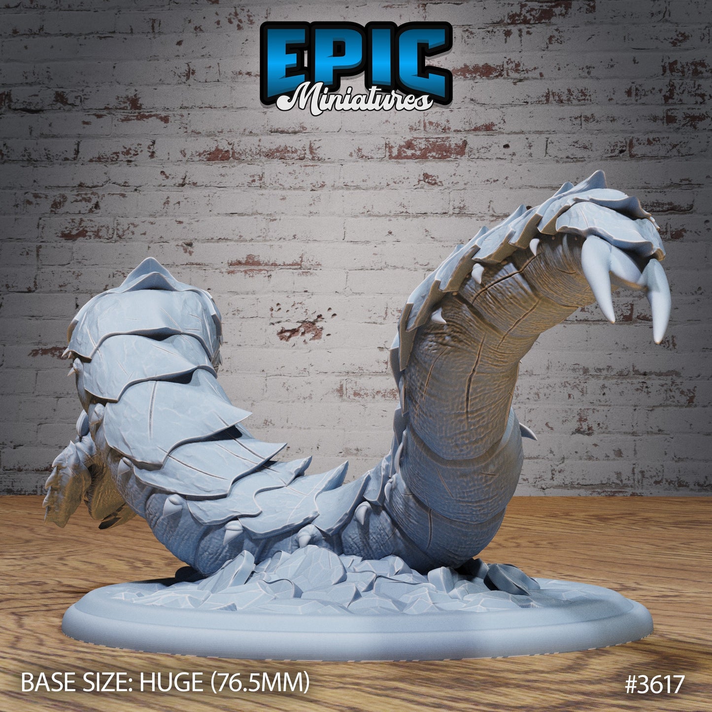Frost Worm (3 Variants Available) - Epic Miniatures
