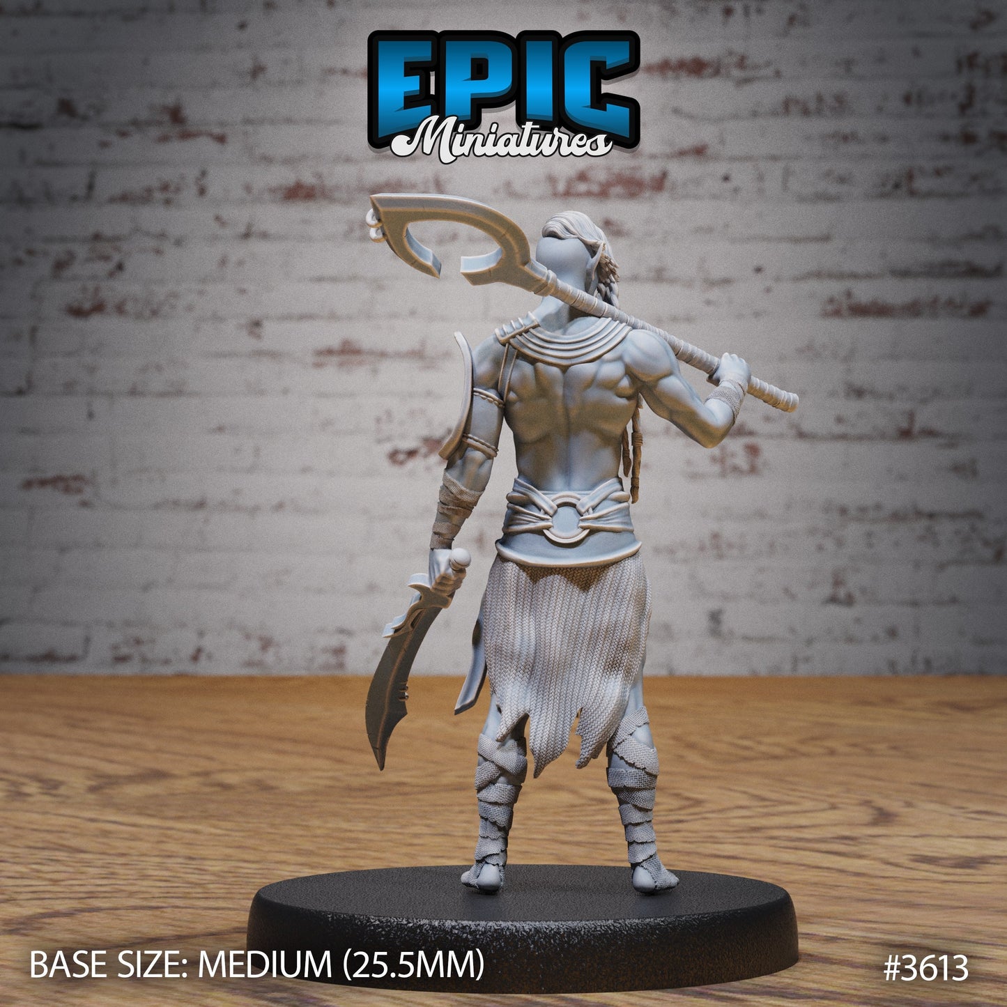 Cave Elf Barbarian (3Variants Available) - Epic Miniatures
