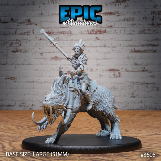 Barbarian Tribe Female (4 Variants Available) - Epic Miniatures