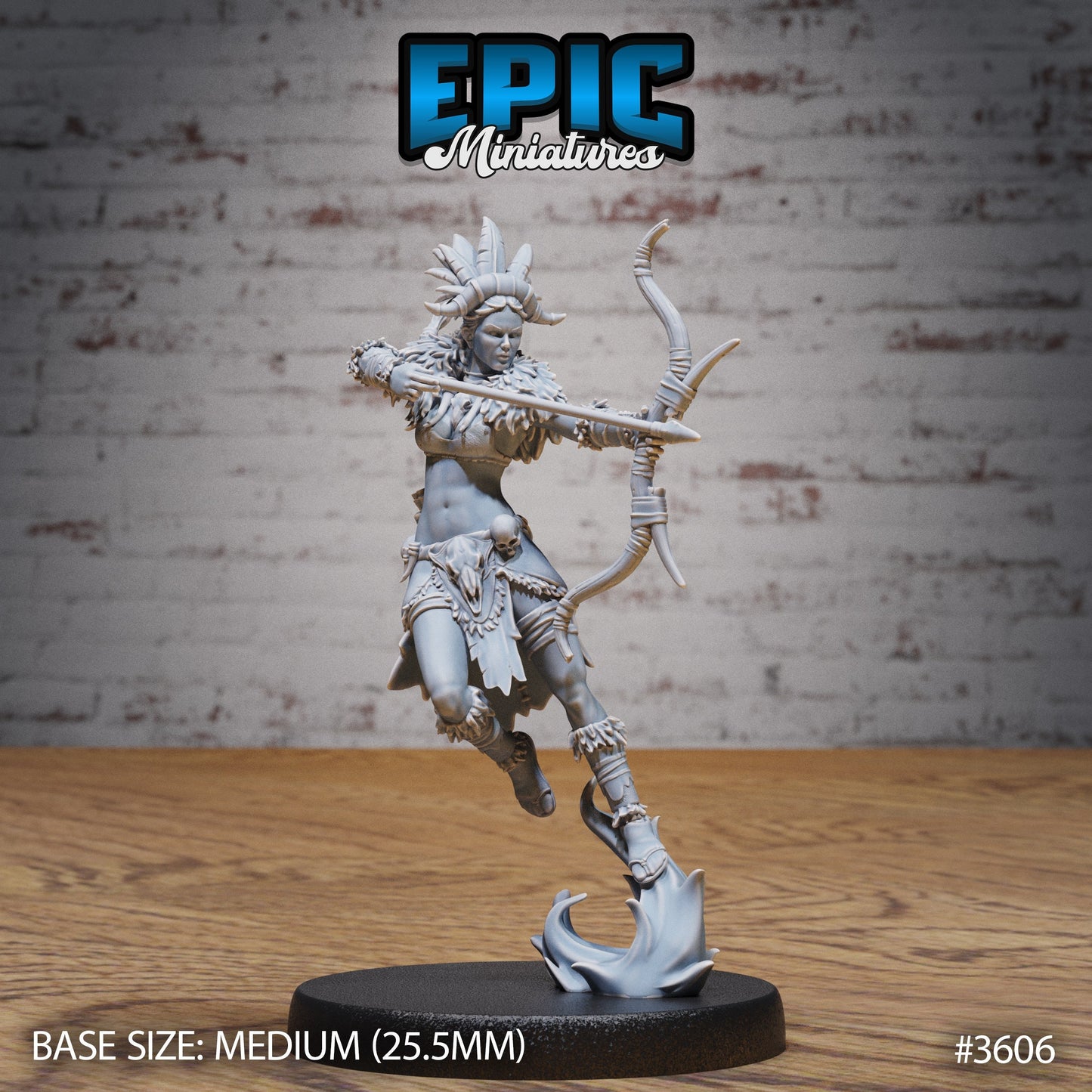 Barbarian Tribe Female (4 Variants Available) - Epic Miniatures