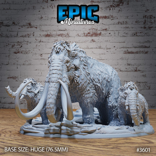 Mammoth Family (3 Variants Available) - Epic Miniatures