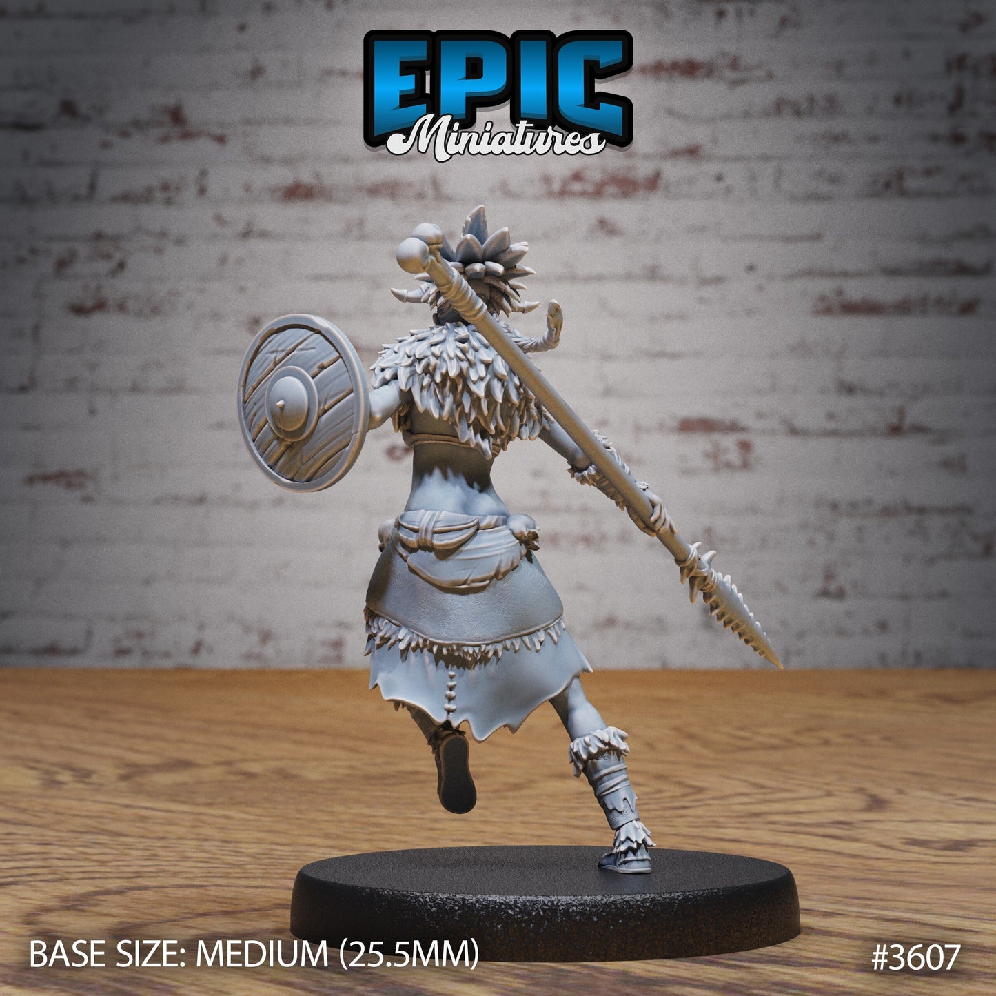 Barbarian Tribe Female (4 Variants Available) - Epic Miniatures