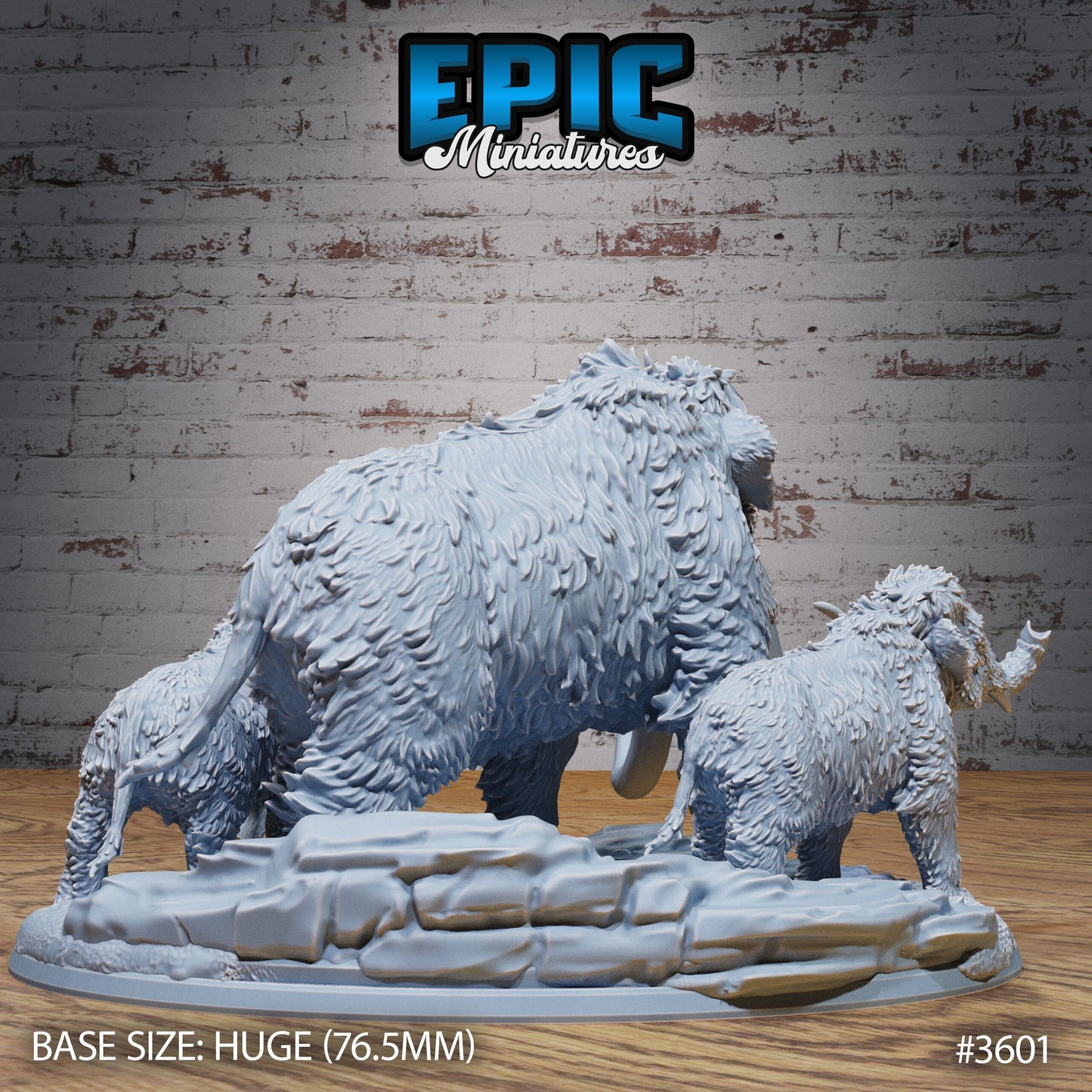 Mammoth Family (3 Variants Available) - Epic Miniatures