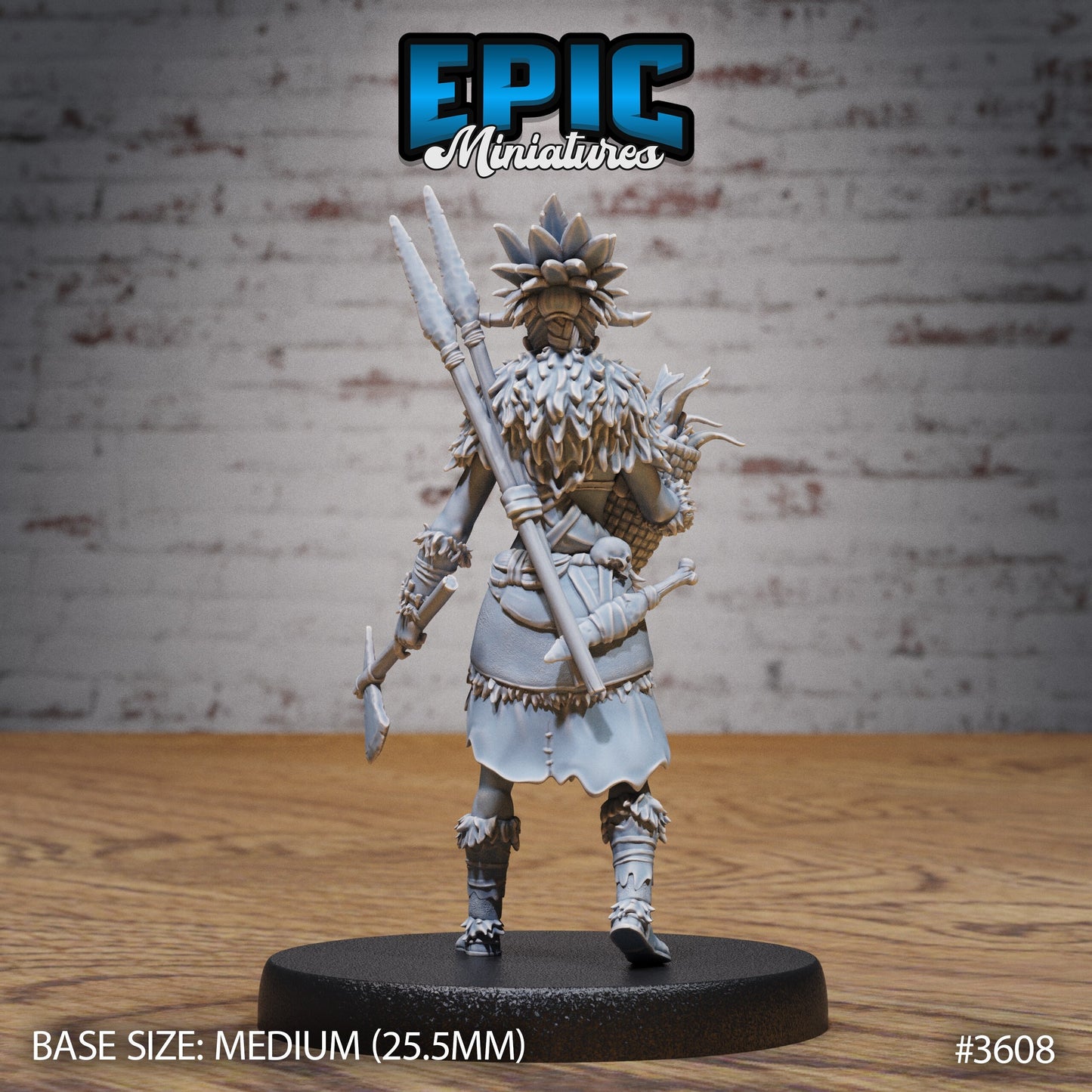 Barbarian Tribe Female (4 Variants Available) - Epic Miniatures
