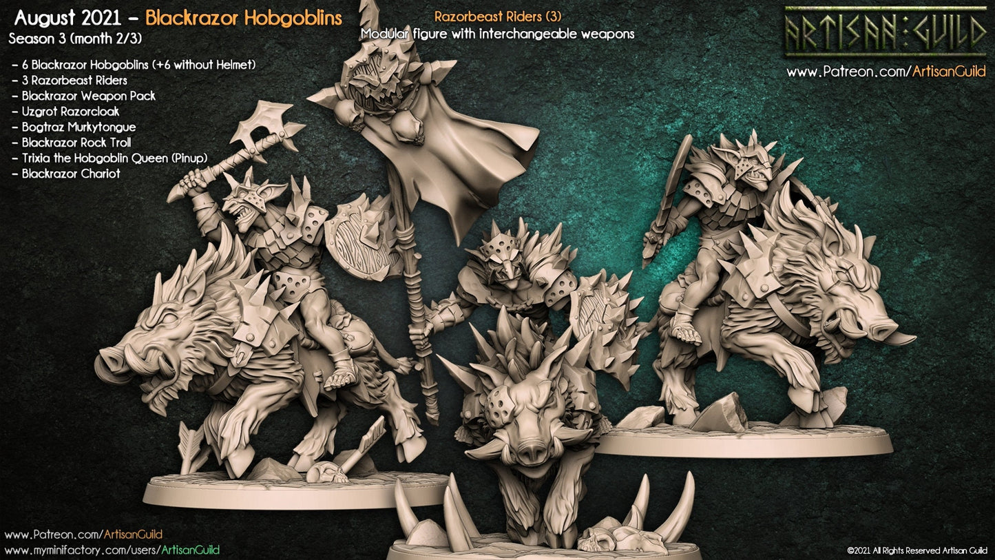 Hobgoblin Razorbeast Riders (3 Variants Available) - Artisan Guild