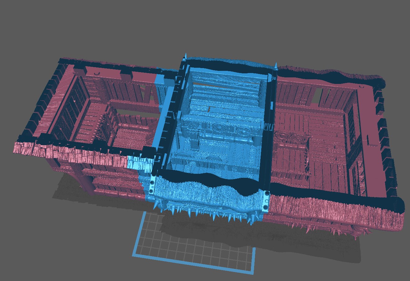 Barbarian Hall, Playable Terrain Piece - Epic Miniatures