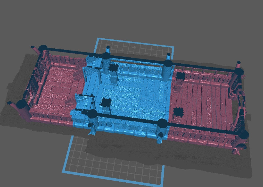 Barbarian Hall, Playable Terrain Piece - Epic Miniatures